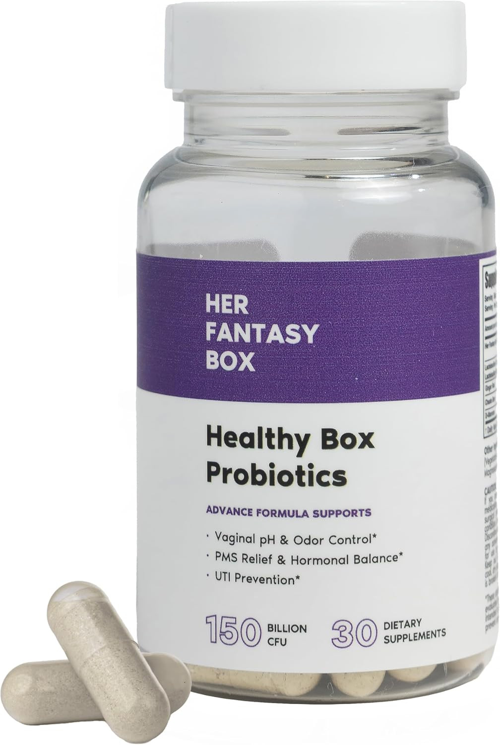 | Healthy Box | Vaginal Probiotics for Women – Prebiotics + Advanced Lactobacill