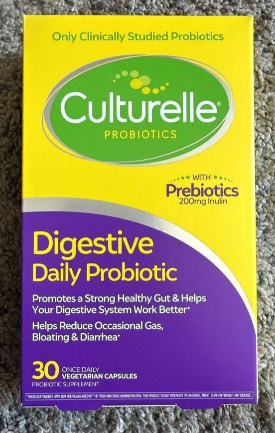 Culturelle Digestive Daily Probiotic 30 Capsules – Exp 07/2027 – NEW & SEALED