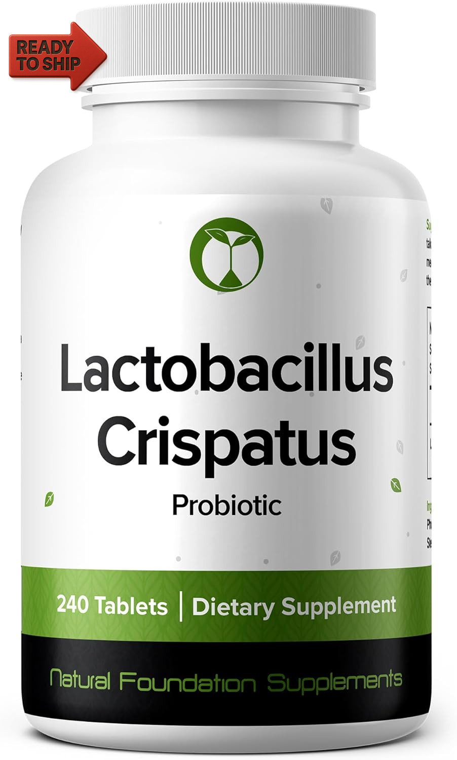 Lactobacillus Crispatus Probiotic Supplement 240 Tablets 3 Billion CFU Probioti
