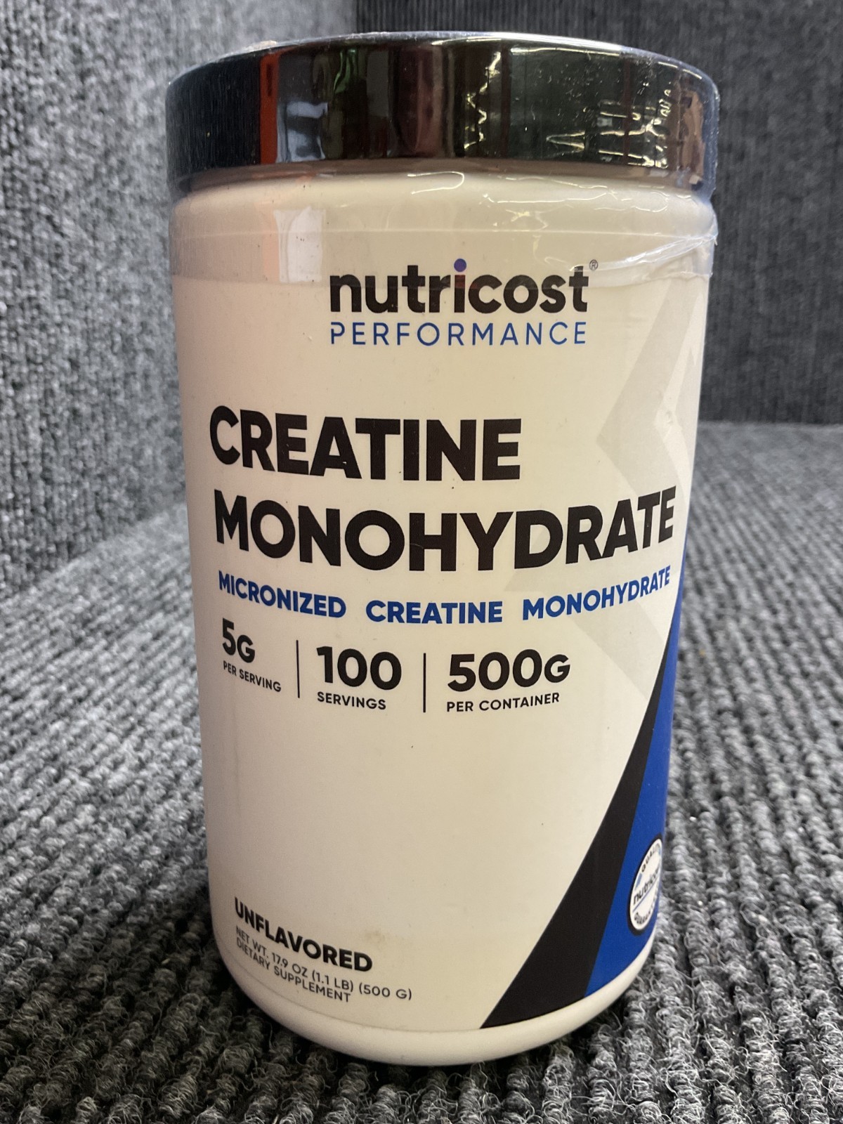 Nutricost Creatine Monohydrate Micronized Powder 500G EXP 7/28