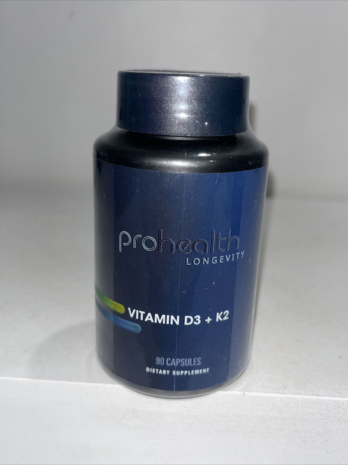 Vitamin D3+K2 Supplement, 90 Caps Sealed