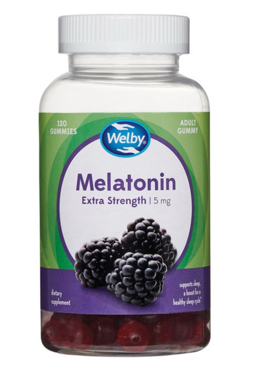 Welby MELATONIN (120 Gummies) 5mg, Extra Strength, Non-GMO, Gluten Free, Vegan
