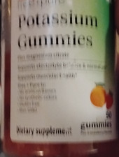 Walgreens Potassium + Magnesium Citrate Gummies 90 ct Electrolyte Muscle