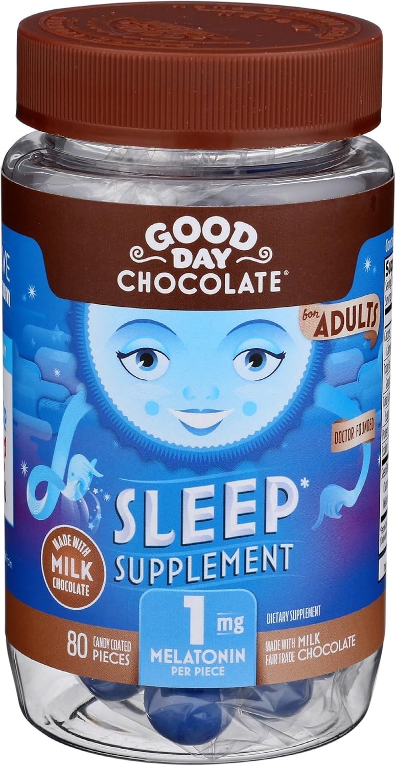 Good Day Chocolate Melatonin for Adults 80 Count