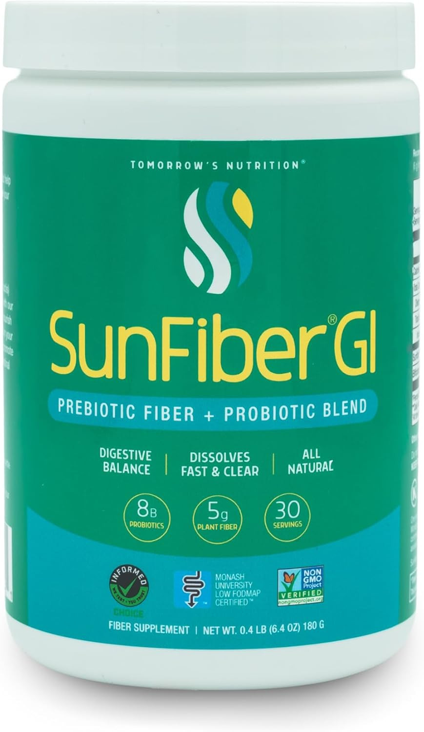 Tomorrow’S Nutrition Sunfiber GI, Prebiotic Fiber & Probiotics, 5G Prebiotic Fib