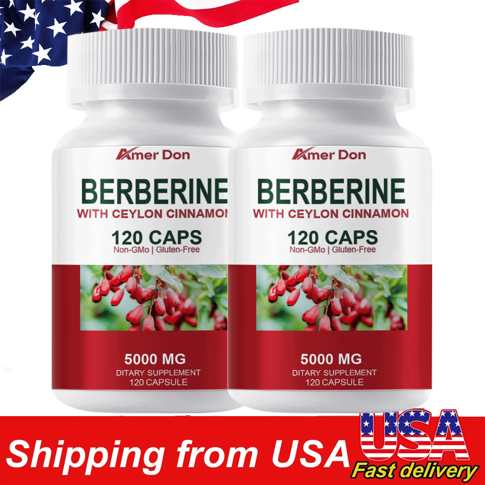 High Strength Berberine HCl 5000mg – Berberine Supplement – Blood Sugar Health