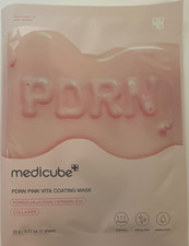 medicube PDRN Collagen Vitamin B12 Pink Mask Sheet Elasticity Moisturizing 22g