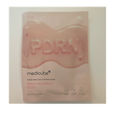medicube PDRN Pink Vita Coating Mask Collagen Vitamin B12 Pink Face 22g 1 Sheet