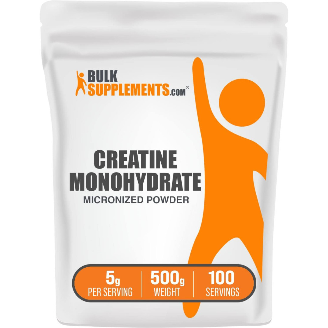 BulkSupplements Creatine Monohydrate (Micronized) Powder – 5g per Serving –
