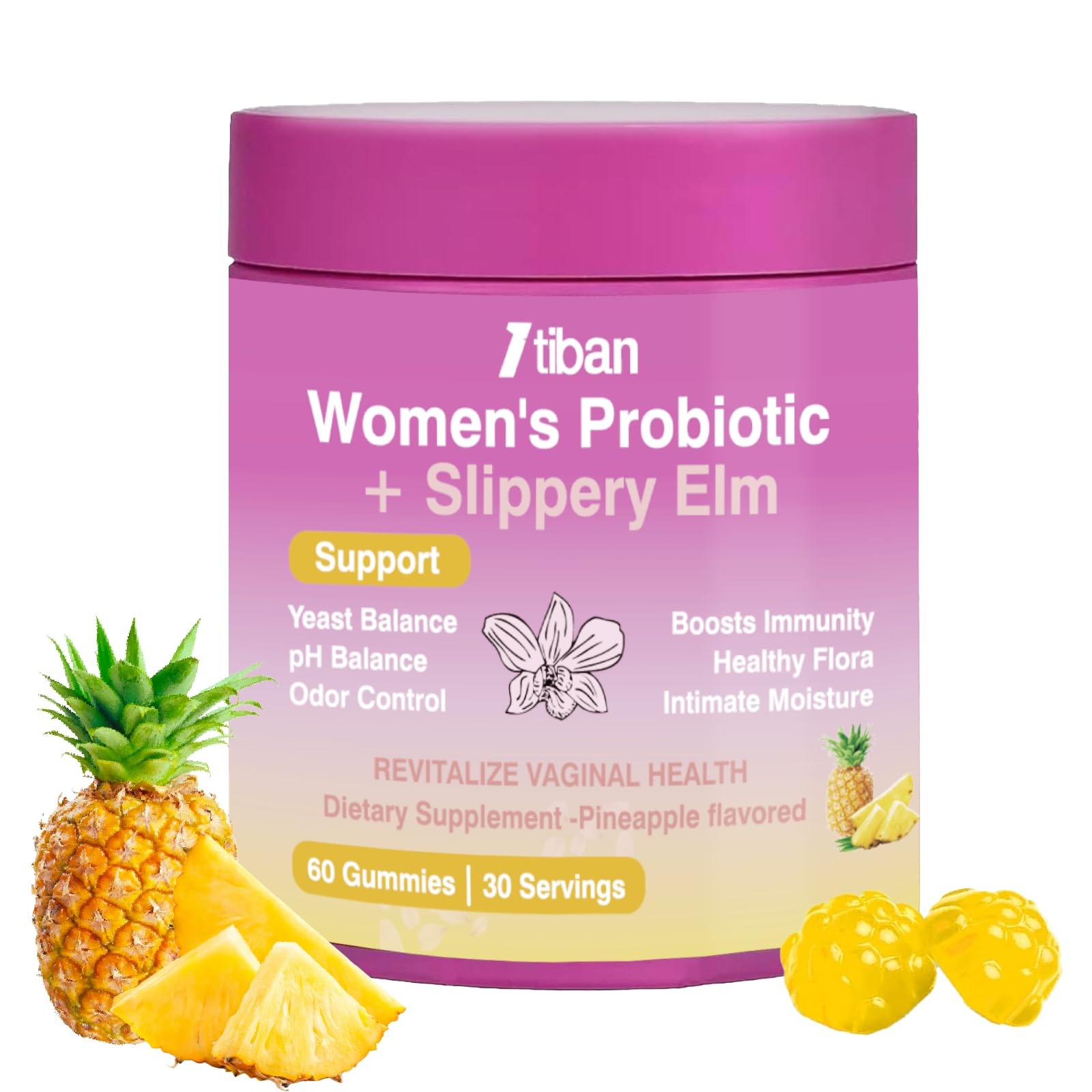 Itiban Feminine Vaginal Probiotics 60 Count (Pack of 1), Pink-60count