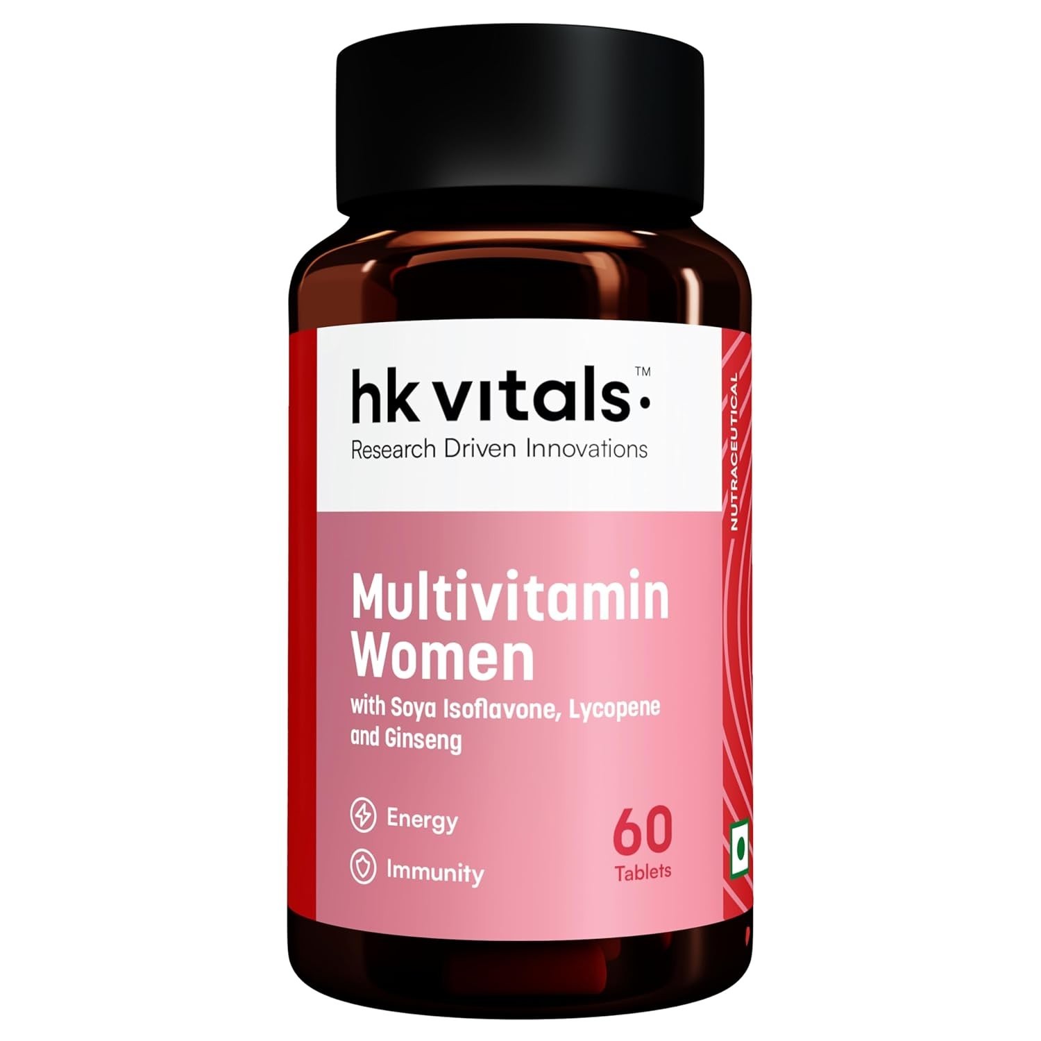 HK Vitals Women’s Wellness Tablets –Zinc, Vitamin C & D with Ginseng Extract, 60