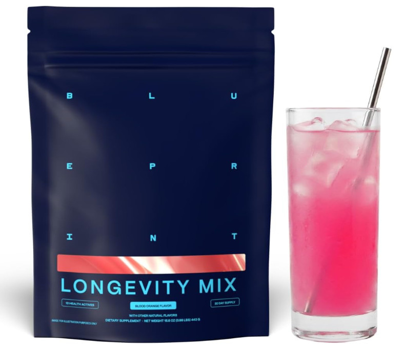 Blueprint Longevity Mix Blood Orange 30Sv Creatine Magnesium Focus