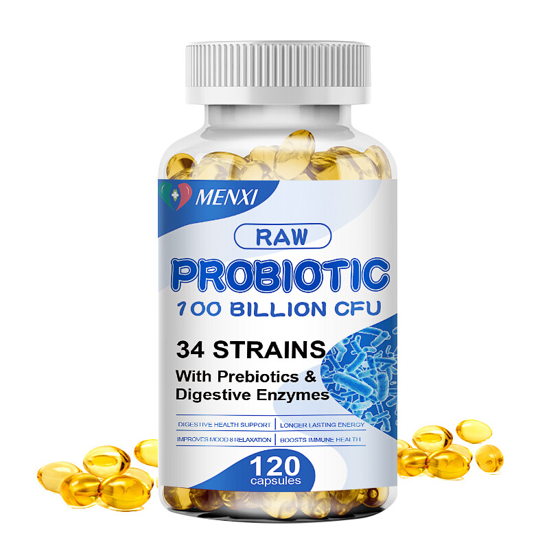 Probiotics Digestive Enzymes 100 Billion CFU Potency Immune Health Gut Support