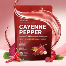 SUPPORTS LEG VEIN, CAYENNE PEPPER SOFTGELS SUPPLEMENT, 240 SOFTGE /1 BAG