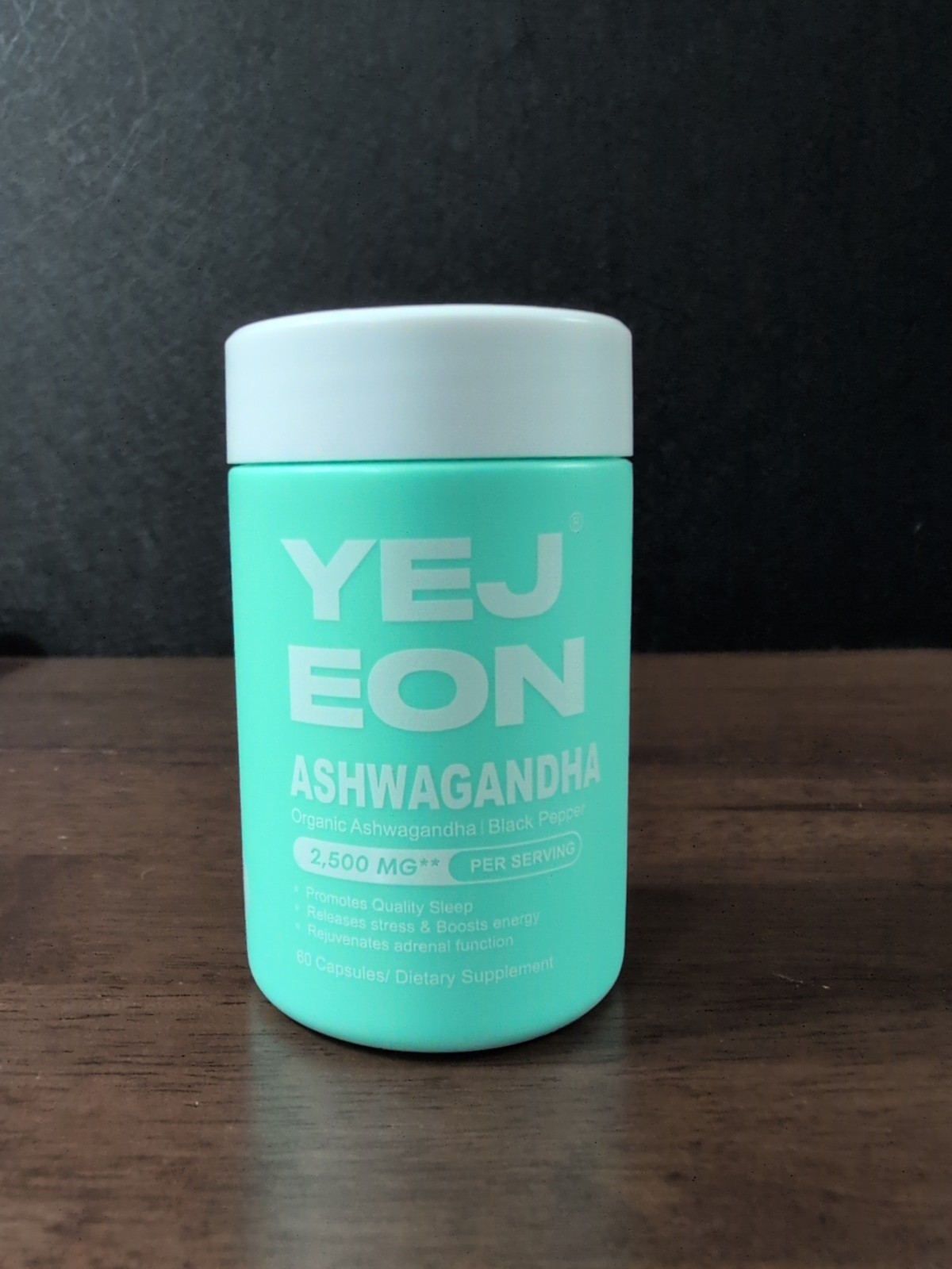 Yejeon Ashwagandha 2,500mg 60 Capsules Daily supplement Stress, Sleep, Immunity