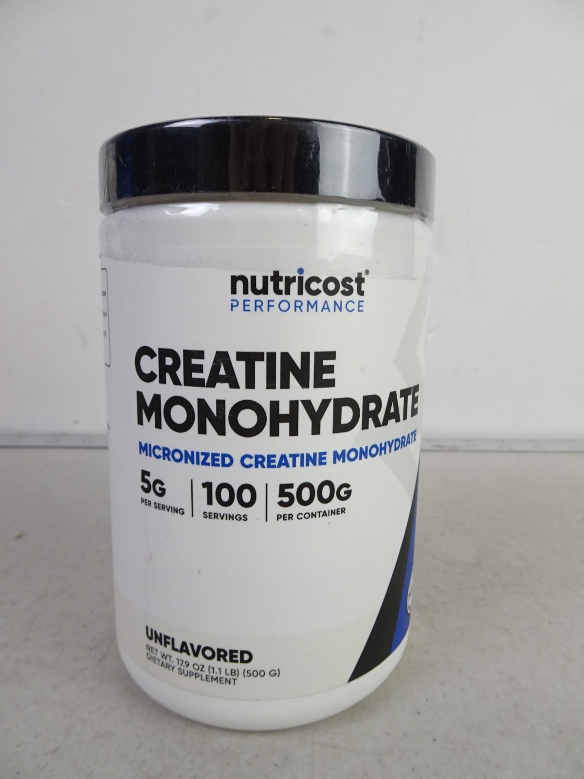 Nutricost Pure Creatine Monohydrate 500 Gram Powder