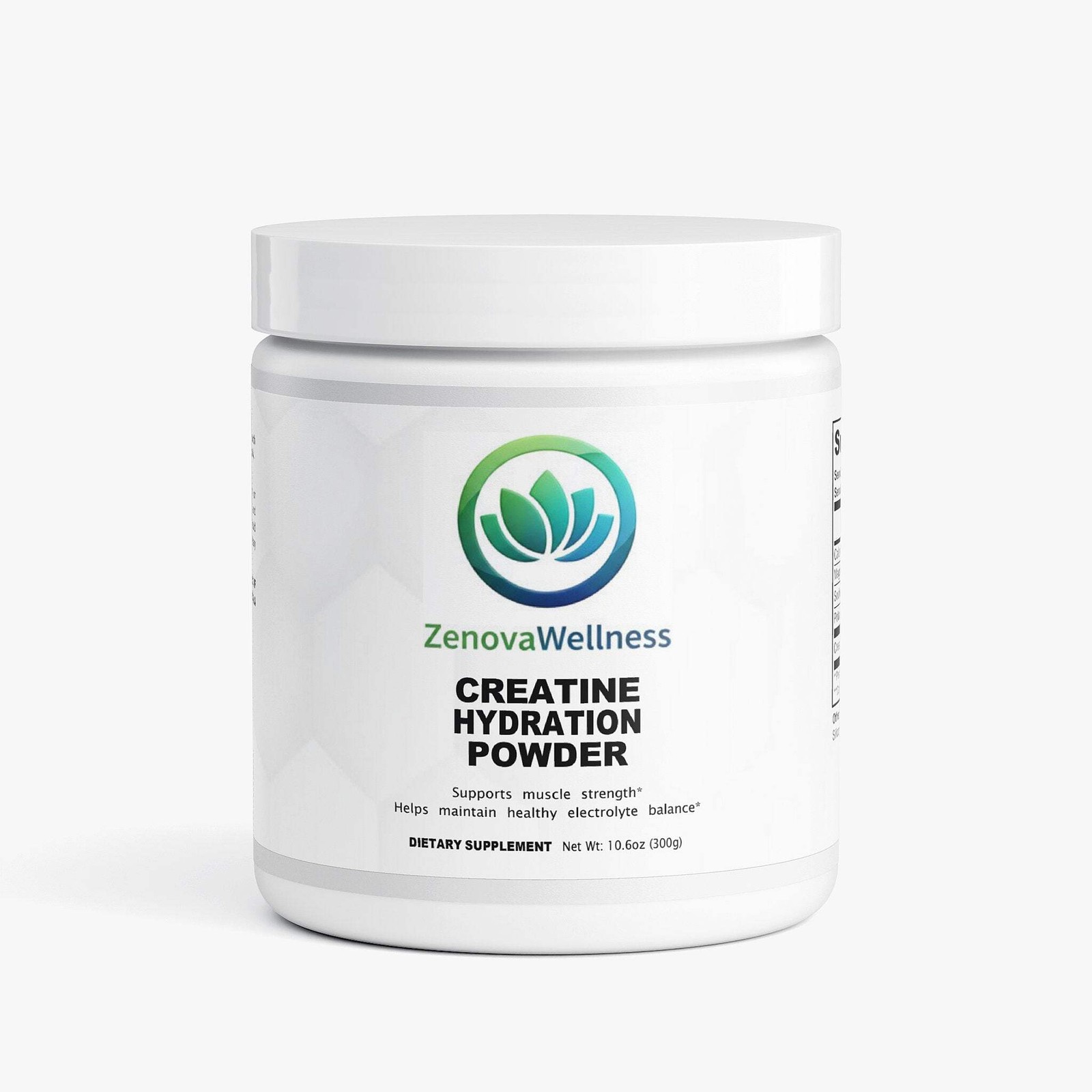 Zenova Wellness Creatine Hydration Powder | Muscle & Performance