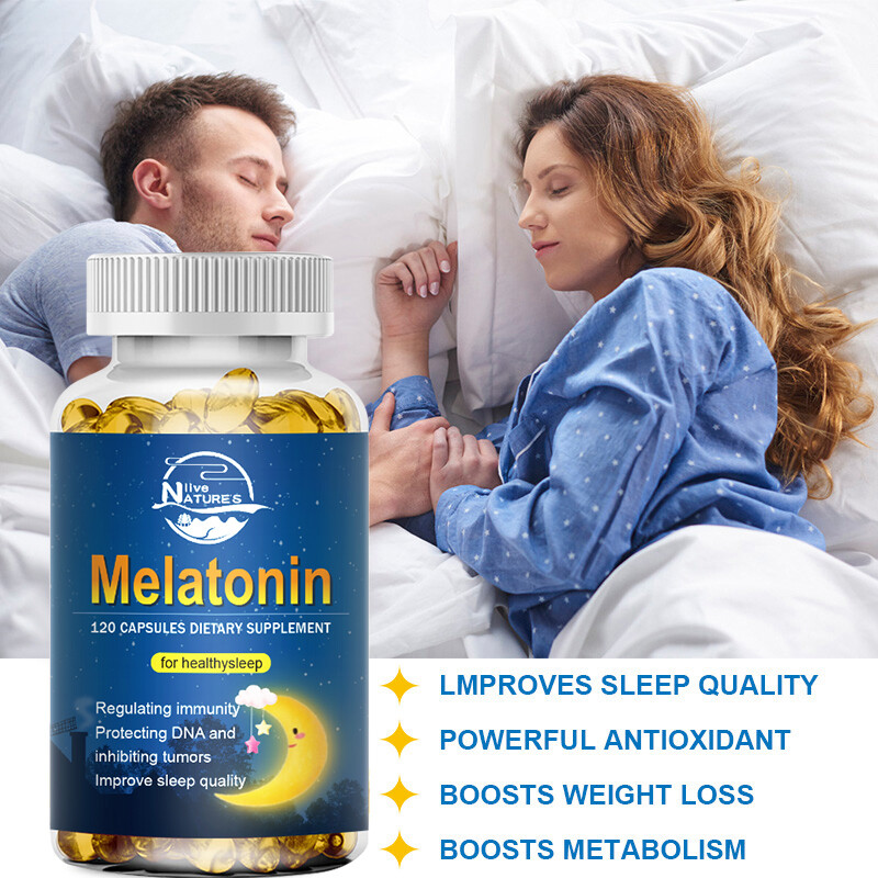 Melatonin 10mg 120 Capsules – Sleep Aid, Natural Supplement for Better Health