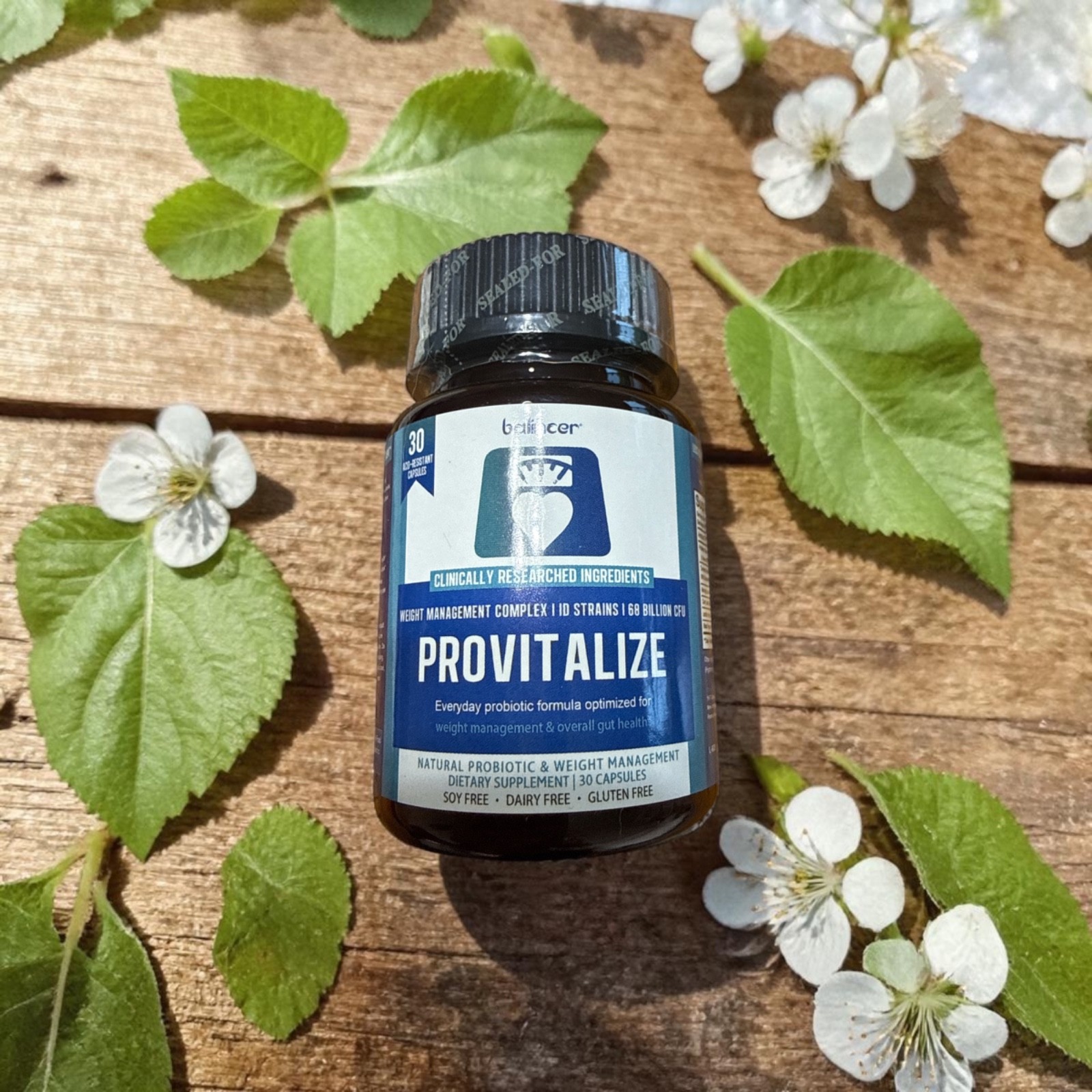 Provitalize Probiotics 30 Ct | Women 50+ Gut Health Bloat Support