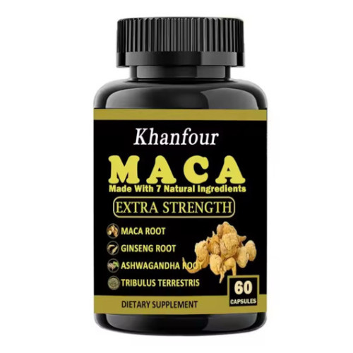 Maca Root 7in1 Premium Capsules, Khanfour, 60 Count