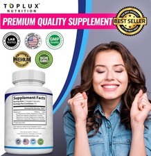 LUXRY Toplux 8-in-1 Magnesium Complex 1kmg – Bone Health&Muscle Recovery,Vegan