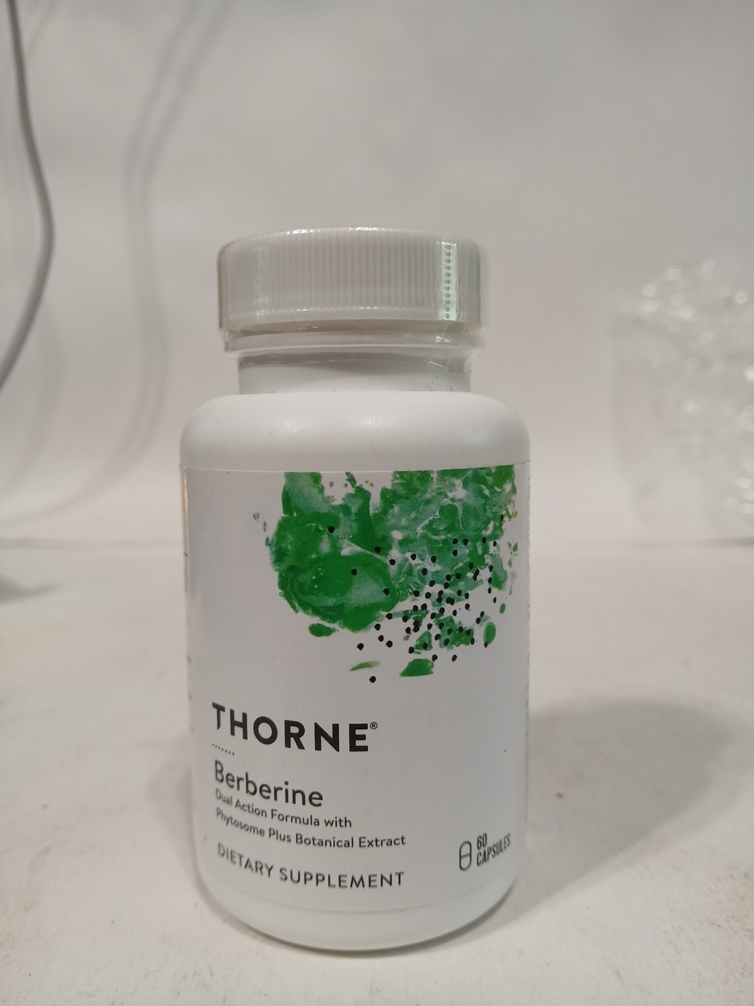 Thorne, Berberine, 1,000 mg per serving, 60 Capsules. Exp 06/2027