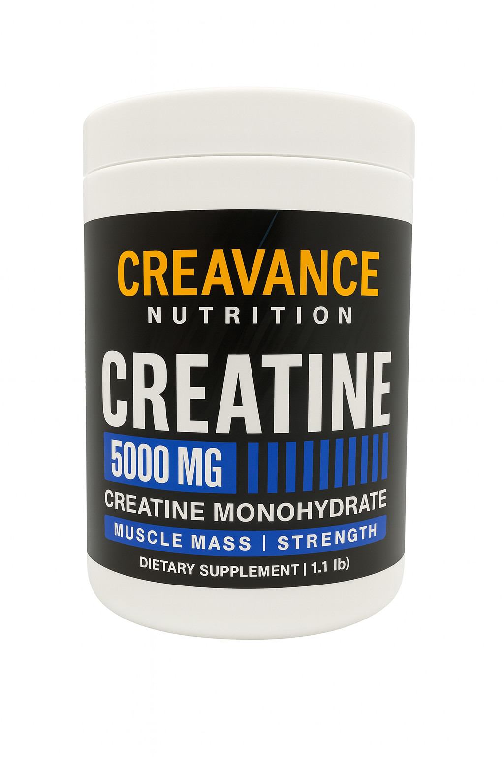 Creatine Supplements Creatine Monohydrate 500g – Pure Micronized Powder – Streng