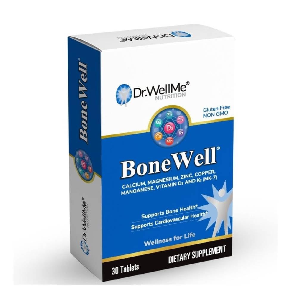 BoneWell Tablets Calcium Magnesium Vitamin D & K Formula – Bone & Joint Strength