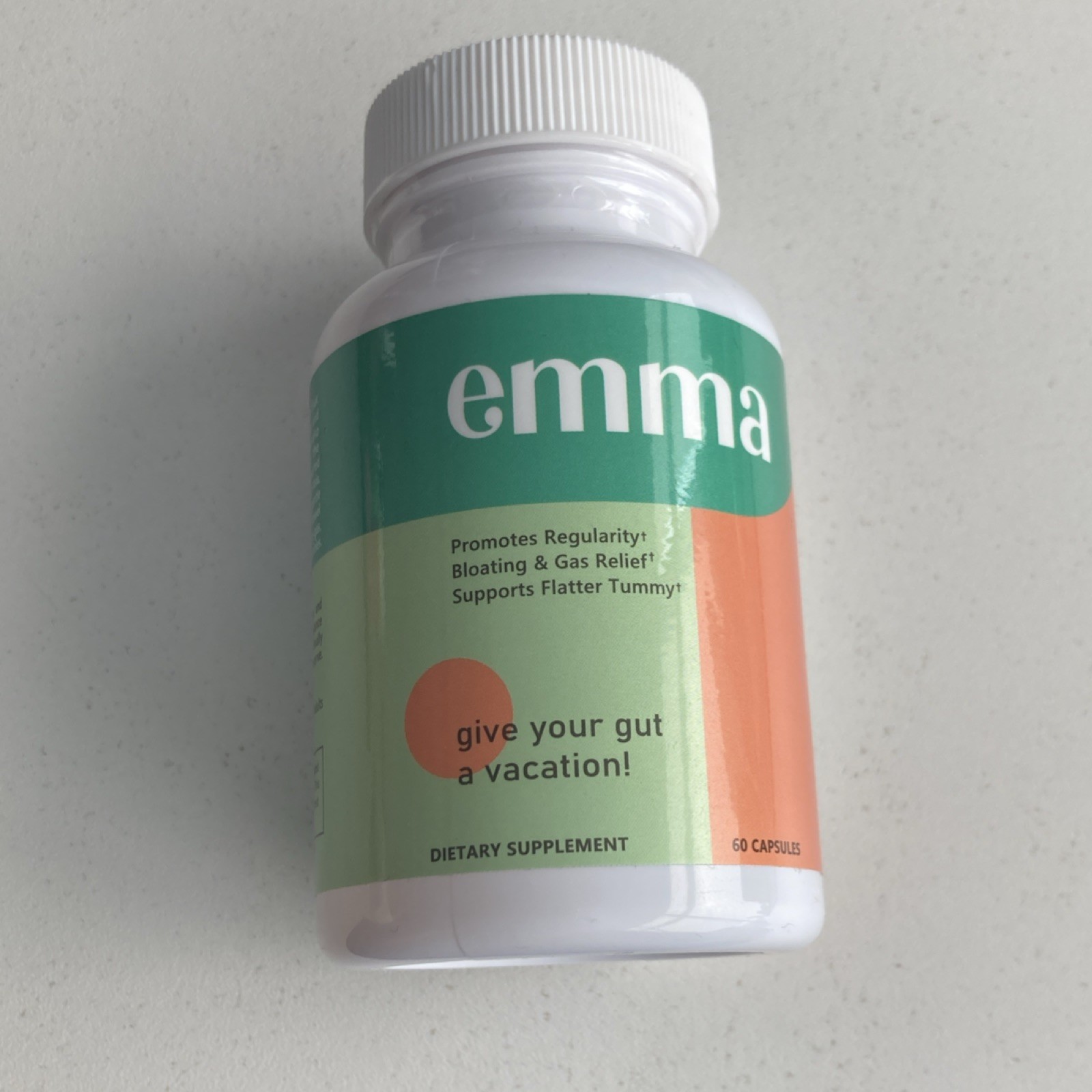 emma Dietary Supplement 60 Capsules Digestive Support Bloating Relief