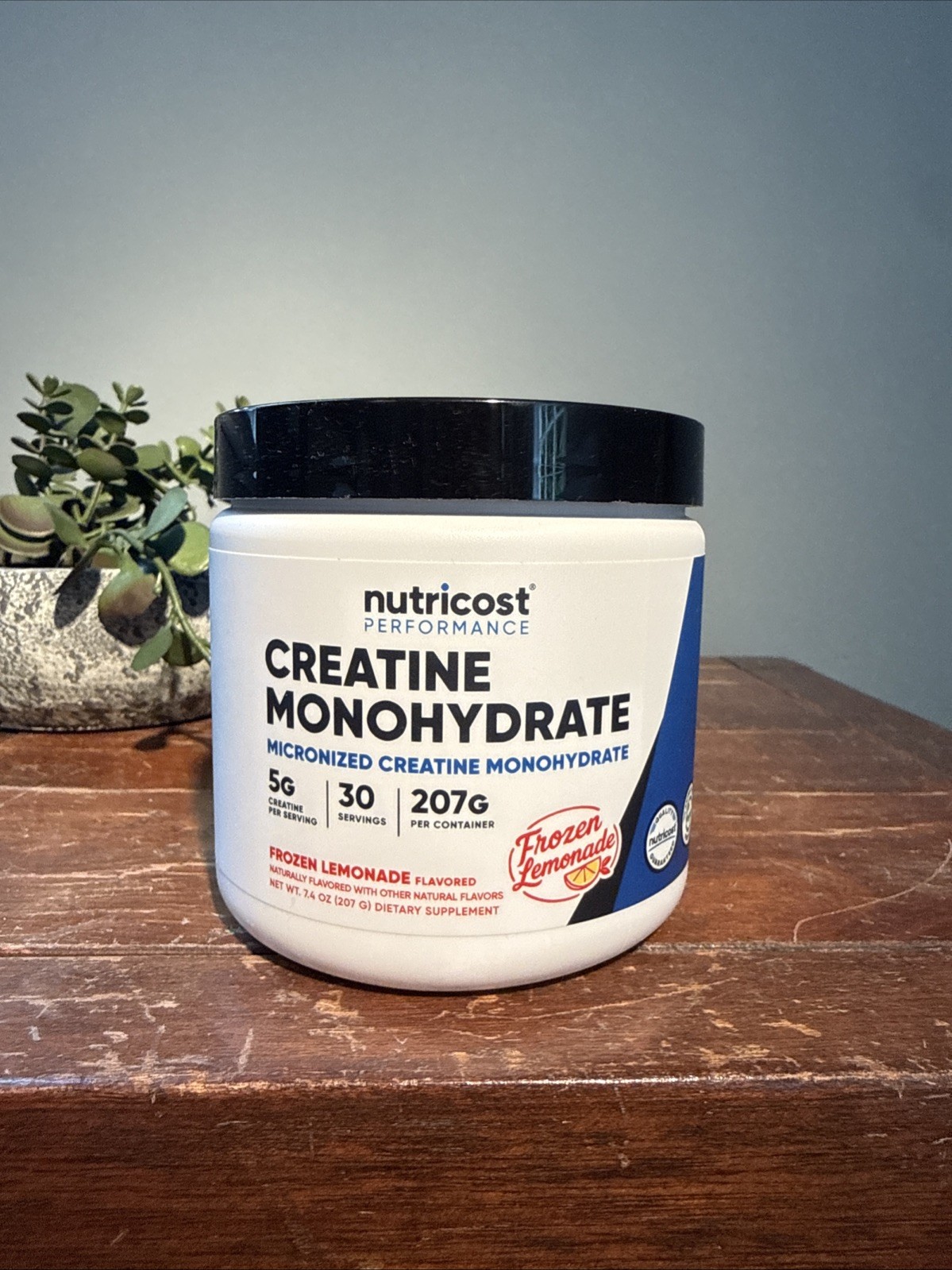 Nutricost Creatine Monohydrate Powder 207g, Frozen Lemonade
