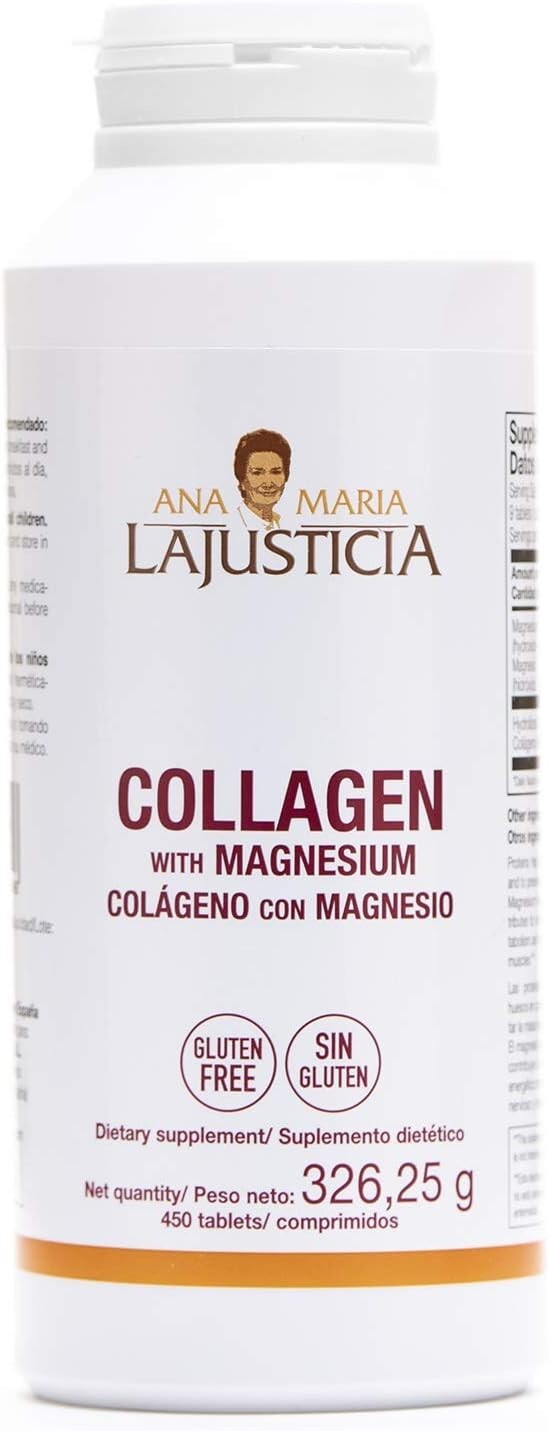 Ana María Lajusticia COLLAGEN W/ Magnesium 450 Tablets | Exp 03/2027 Sealed