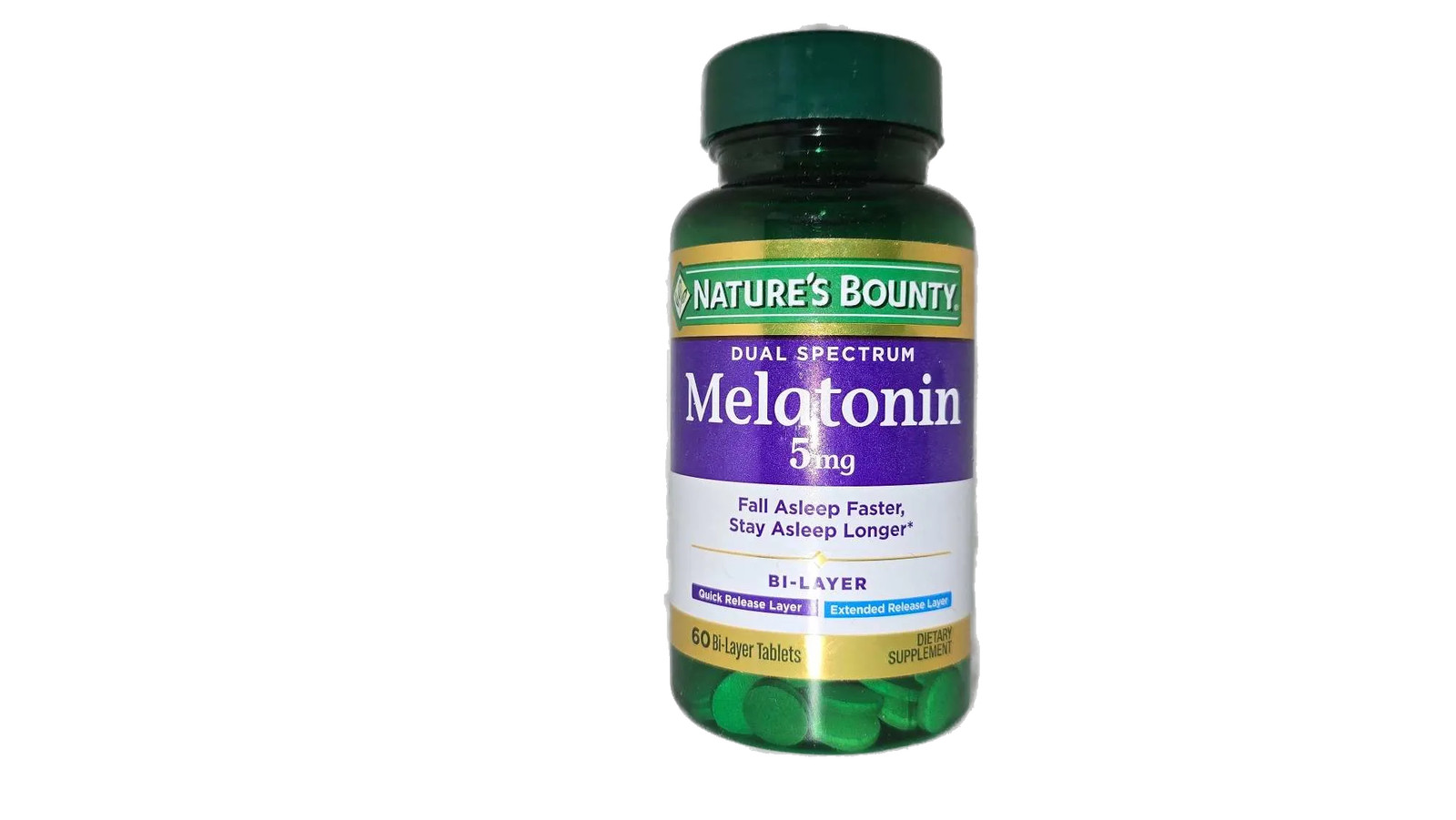 Nature’s Bounty Melatonin 5mg Dual Spectrum Bi-Layer 60 ct