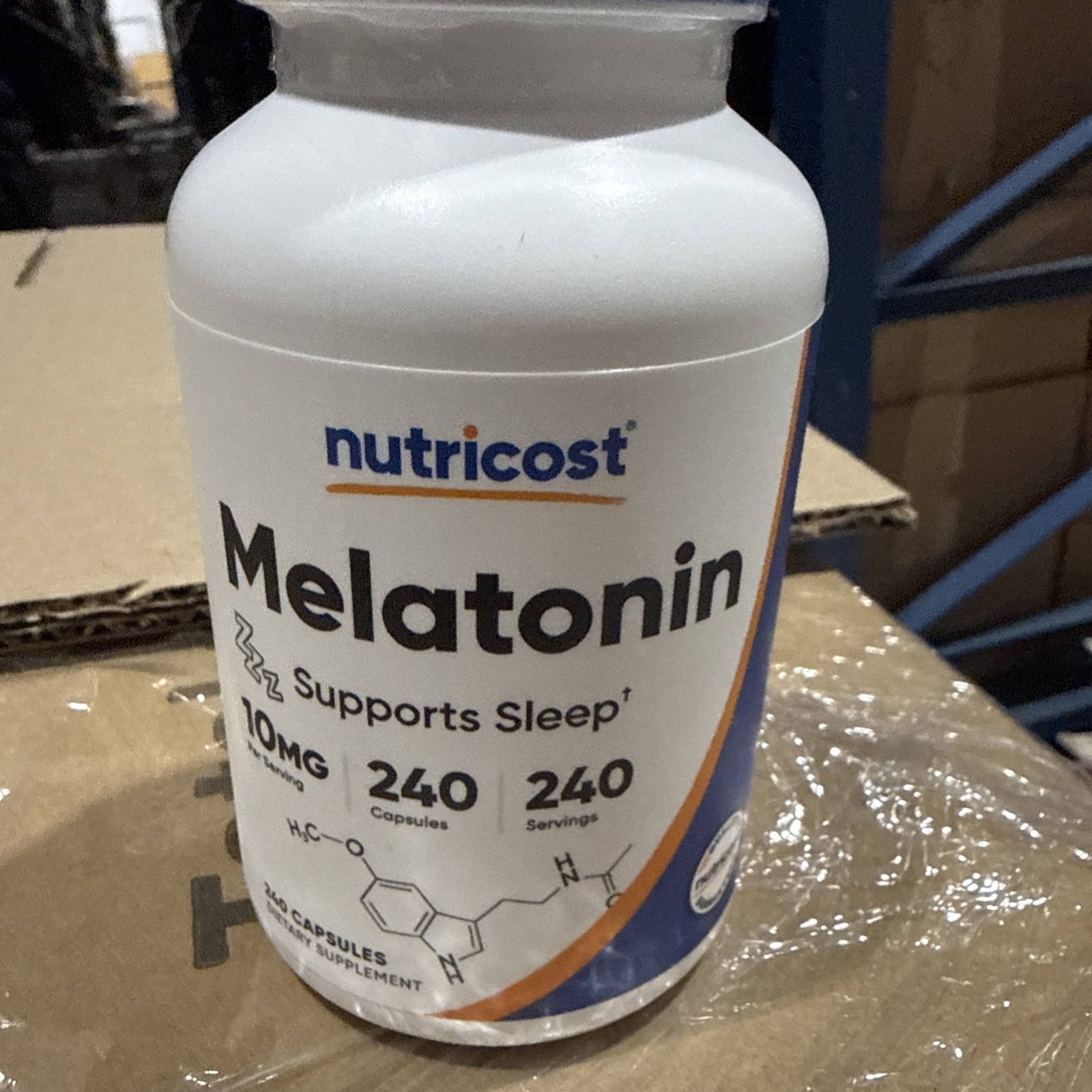 Nutricost Melatonin 10mg Capsules – 240 Count