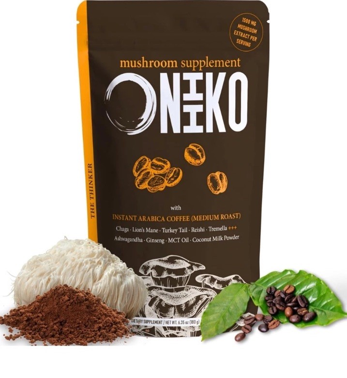Mushroom Coffee with Ginseng, Ashwagandha and MCT Oil for Energy, Focus and C…