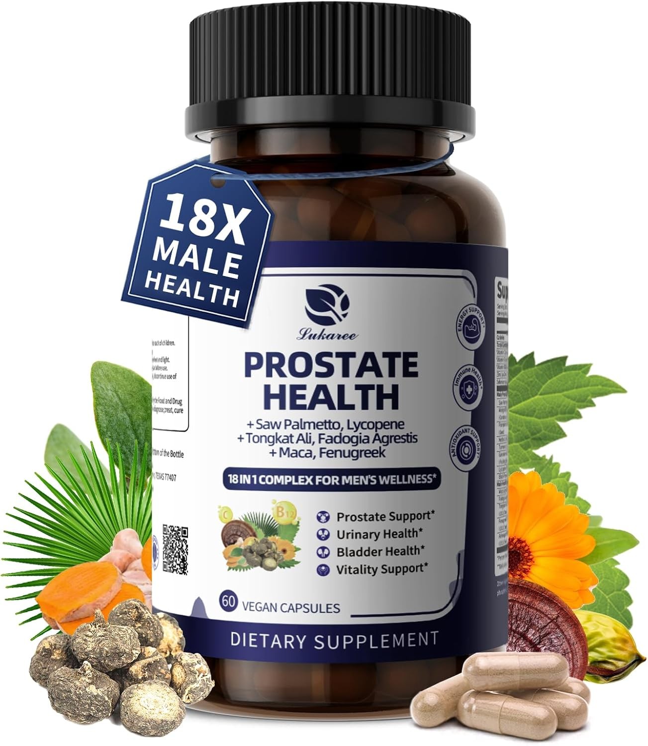Prostate Supplement – Reduce Frequent Urges to Urinate – Stamina supplement