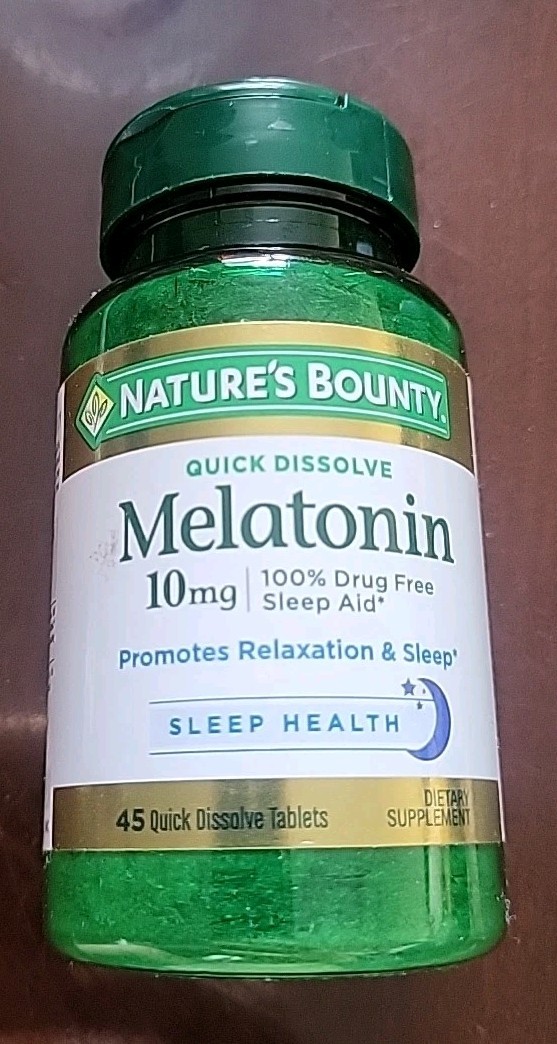 Nature’s Bounty Quick Dissolve Melatonin 10mg (45 Tabs) ~EXP: 9/26