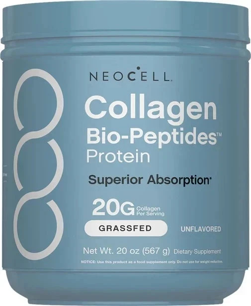 “NeoCell Collagen Bio-Peptides Powder 20oz -Grassfed Protein Supplement-Advanced