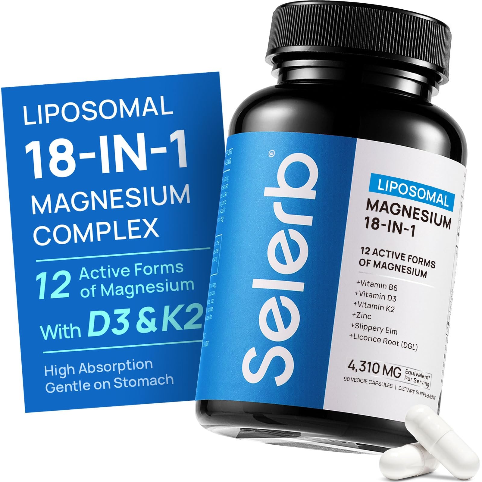 18 in 1 Magnesium Complex for Women and Men | Liposomal Magnesium Supplement …