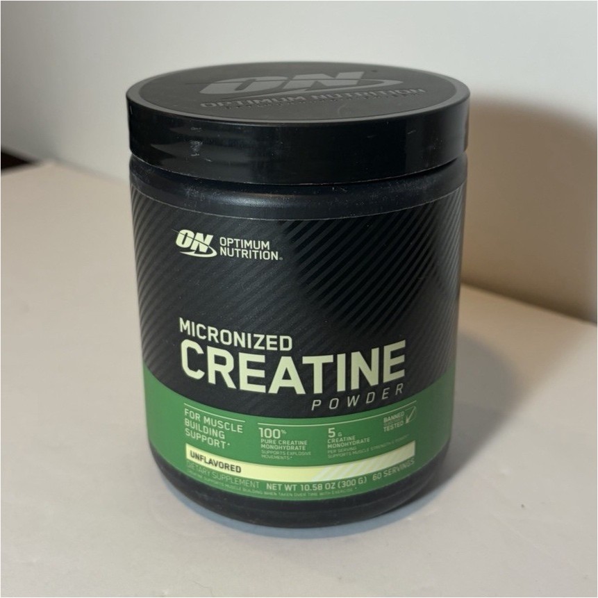 Optimum Nutrition Creatine Monohydrate Powder Unflavored 5g 60 Servings