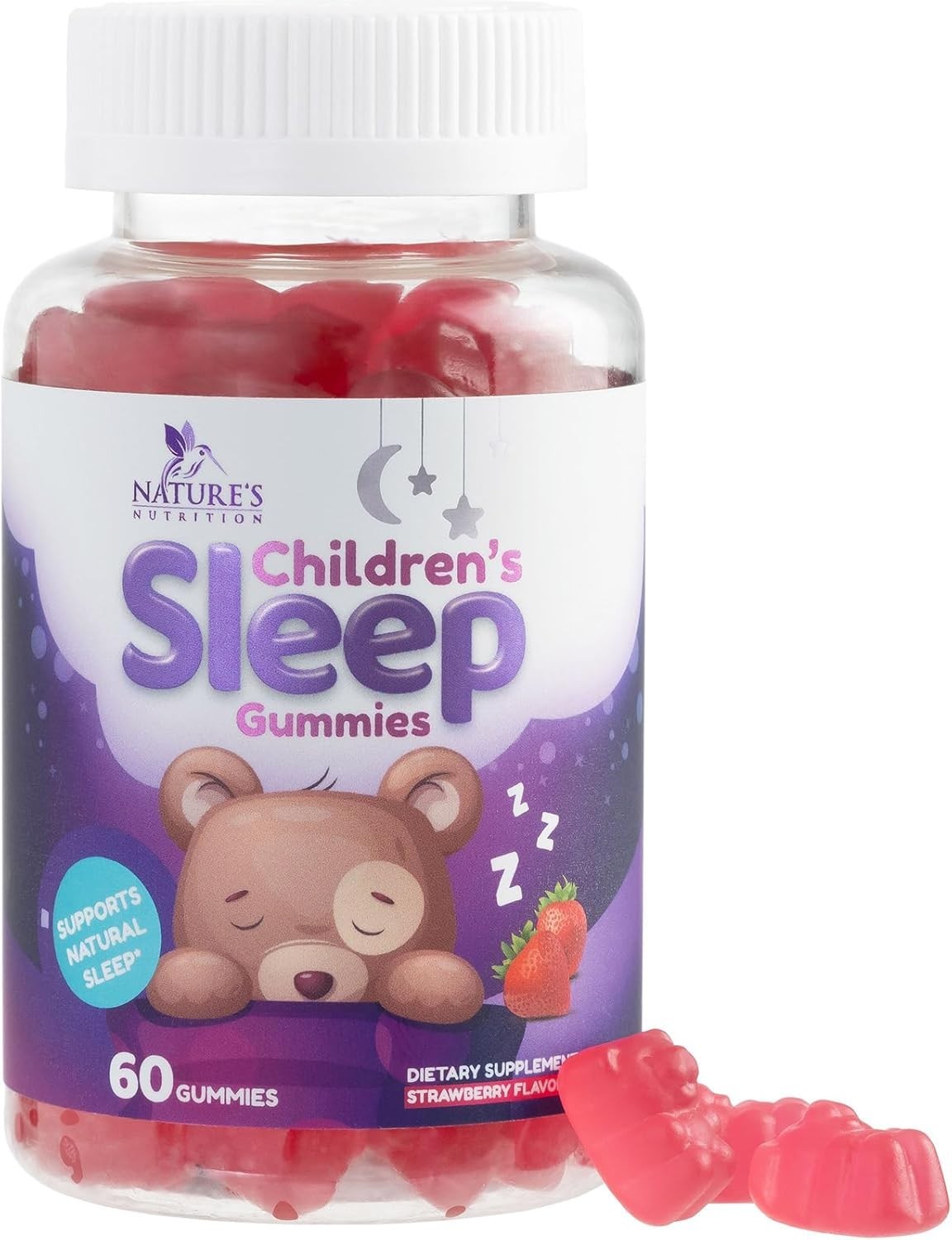 Kids Sleep Gummies 2mg, Children’s Sleep Gummy with Melatonin, Non-Habit Forming