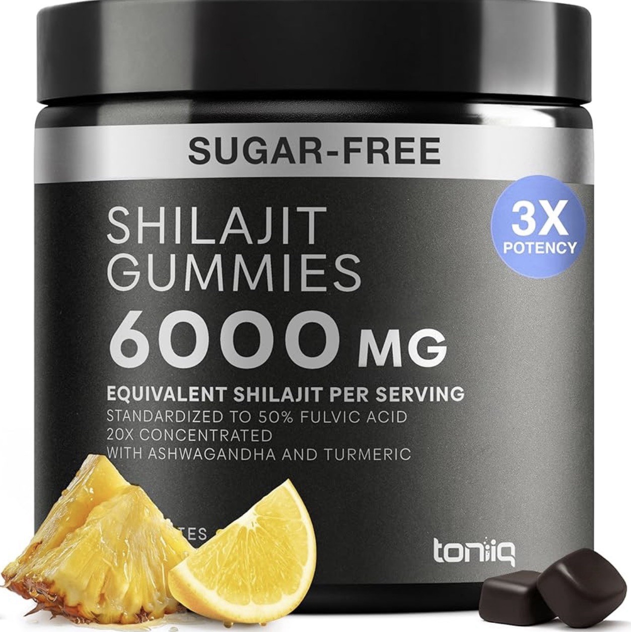 Shilajit Gummie, Himalayan Natural Shilajit Gummies, No Added Sugar with Ashwaga