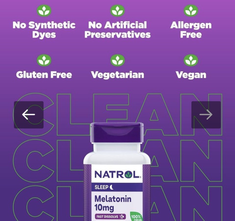 Melatonin 10Mg Fast Dissolve Strawberry Flavor, 200 Tablets Exp.05/2027 NEW