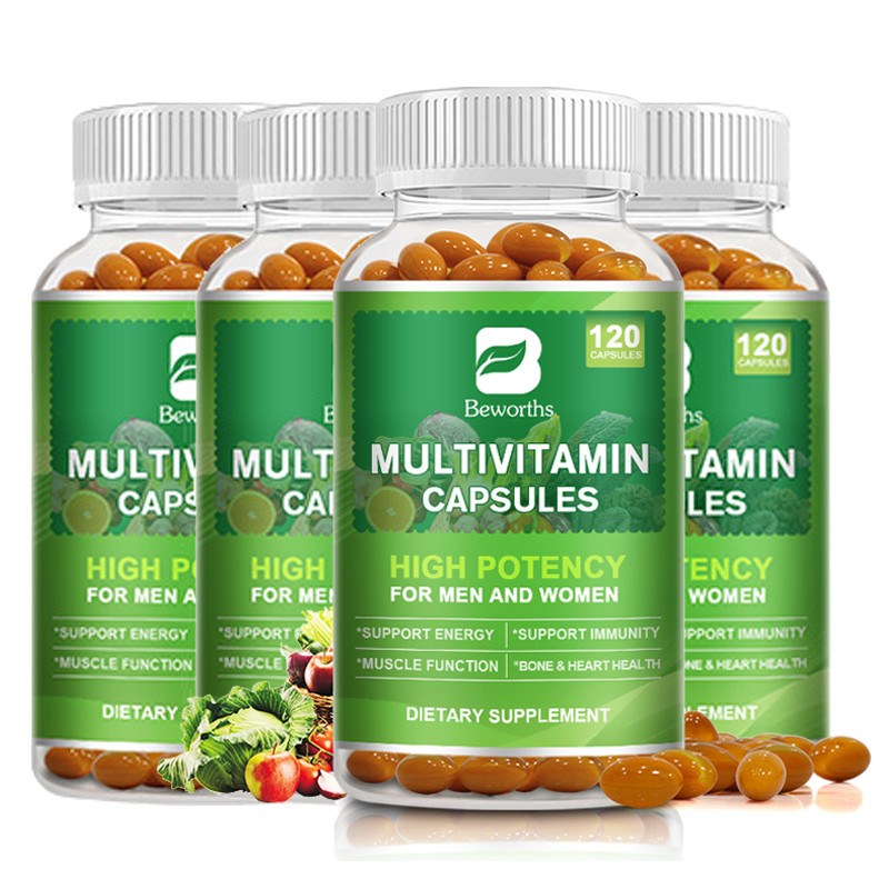 Multivitamin Capsules Highest Potency Daily Vitamins & Minerals Supplement