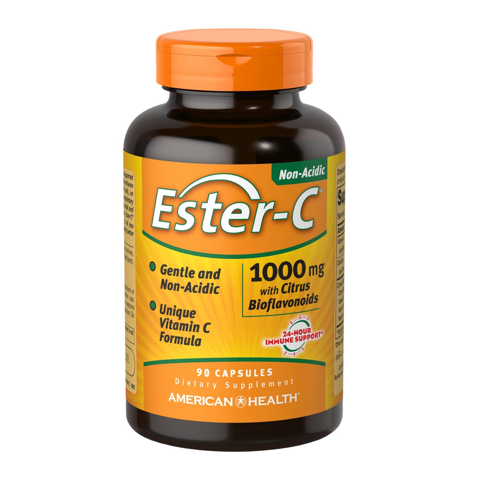Ester-C American Health with Citrus 90 Count (Pack of 1), No Color