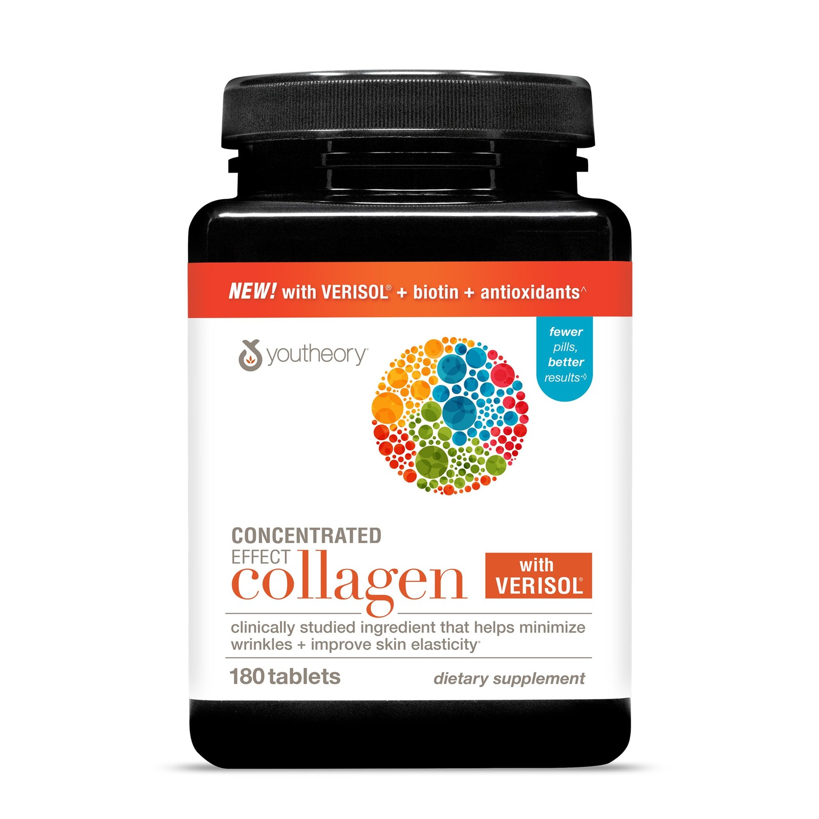 Youtheory Concentrated Effect Collagen with Verisol – 180 Count (Pack of 1)