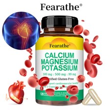 Calcium Magnesium Potassium Capsule Bone Muscle Health Support Cardiovascular