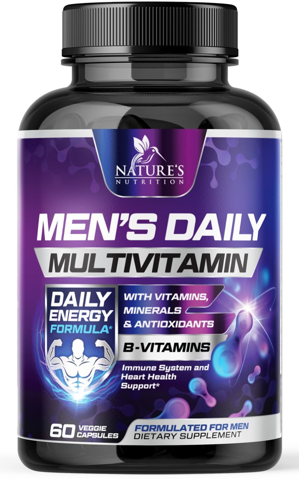 Multivitamin for Men – Advanced Supplement with 60 Count (Pack of 1)