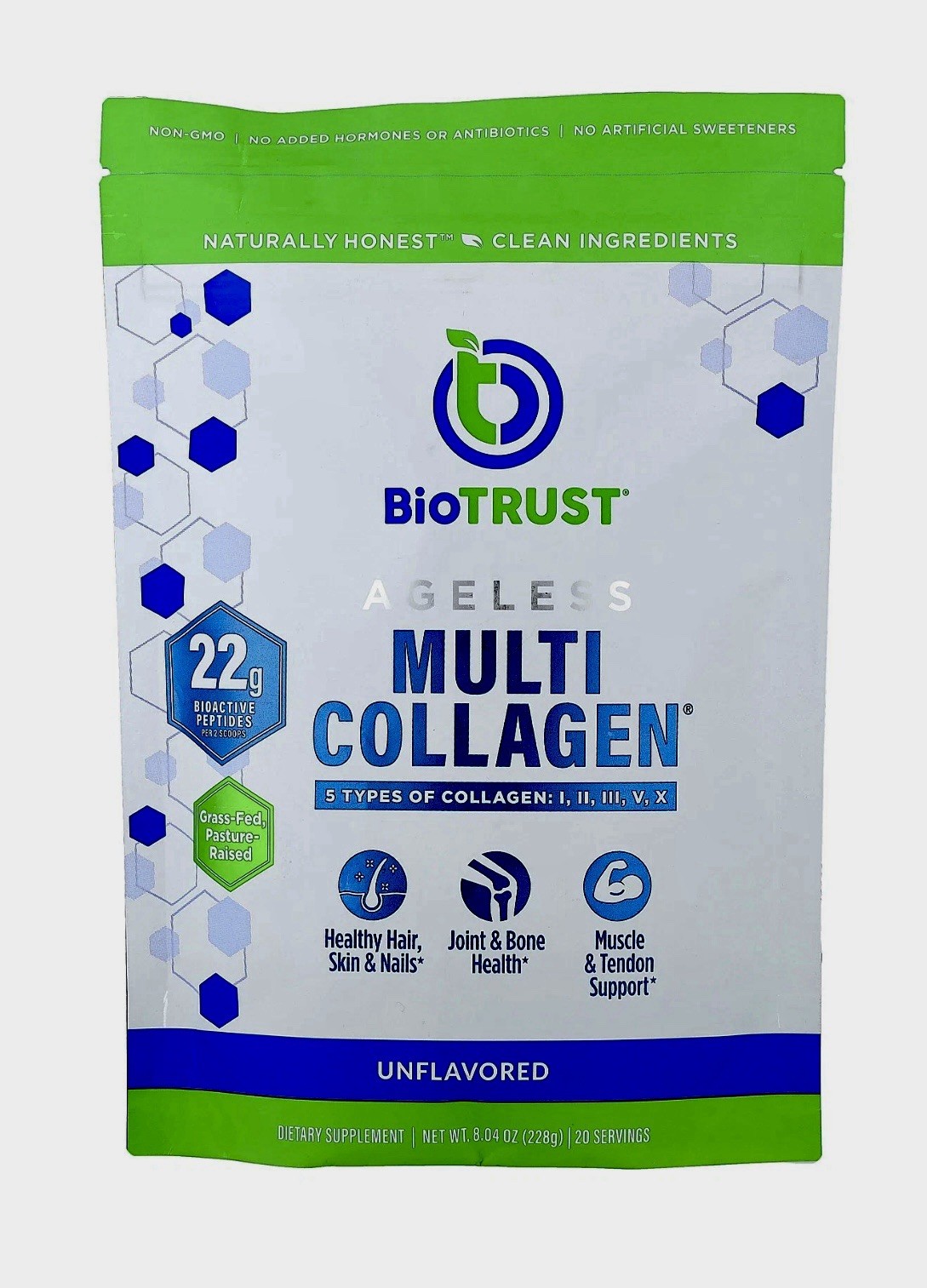 Bio-Trust Ageless Multi-Collagen®, Unflavored, 8.04 oz  Exp: 06/2027