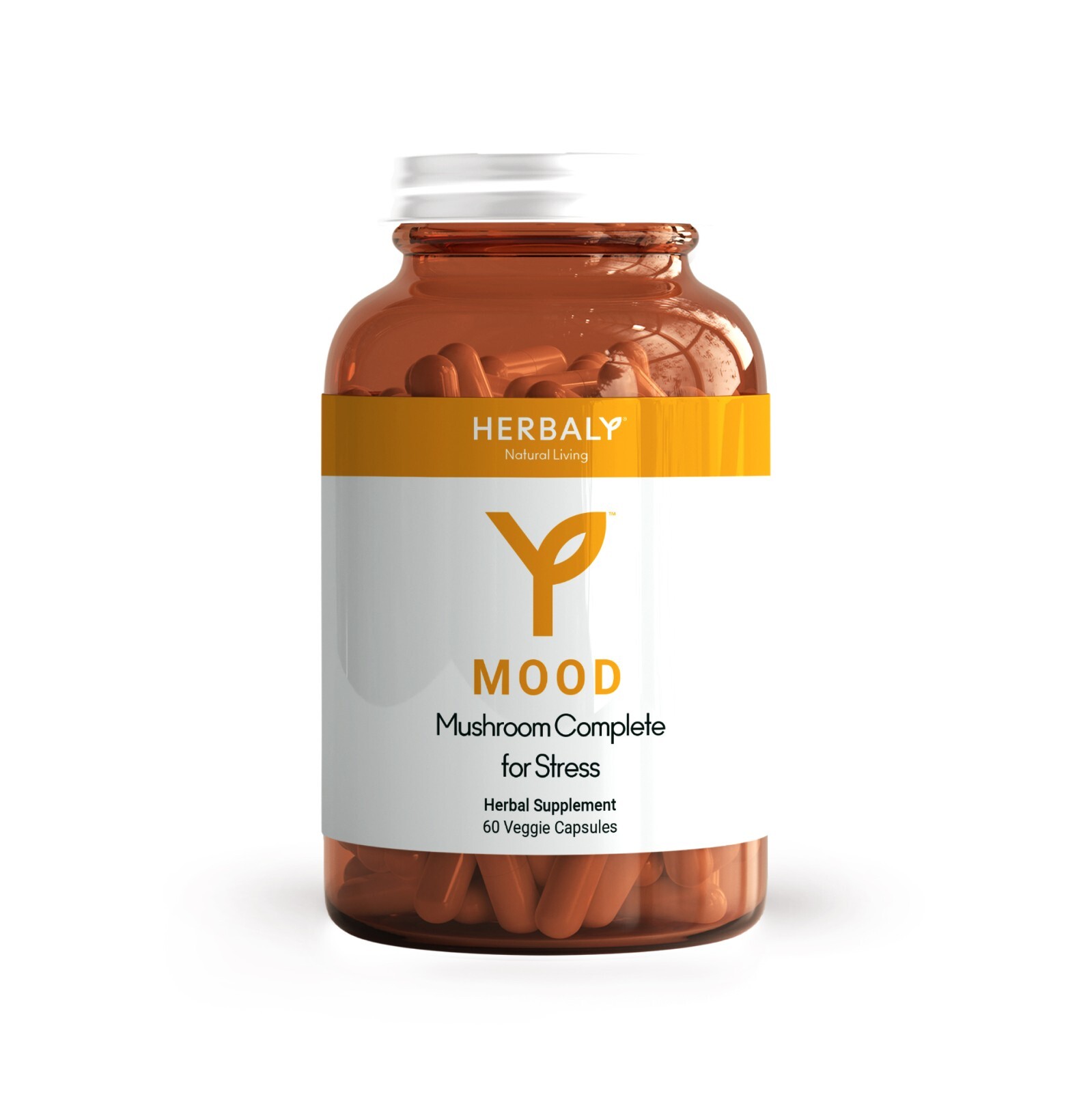 Herbaly Mood Mushroom Complete for Stress Capsules