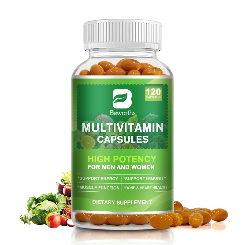 Multivitamin/Multimineral Supplement For Men & Women High Potency 120 Softgels